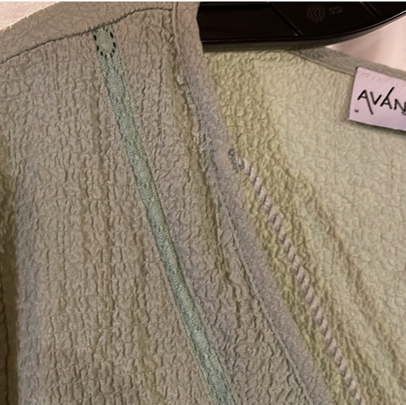 Avanti The Label Cotton Boho Tiered Wide Sleeves Flowy Mini Dress NWOT - Picture 3 of 7